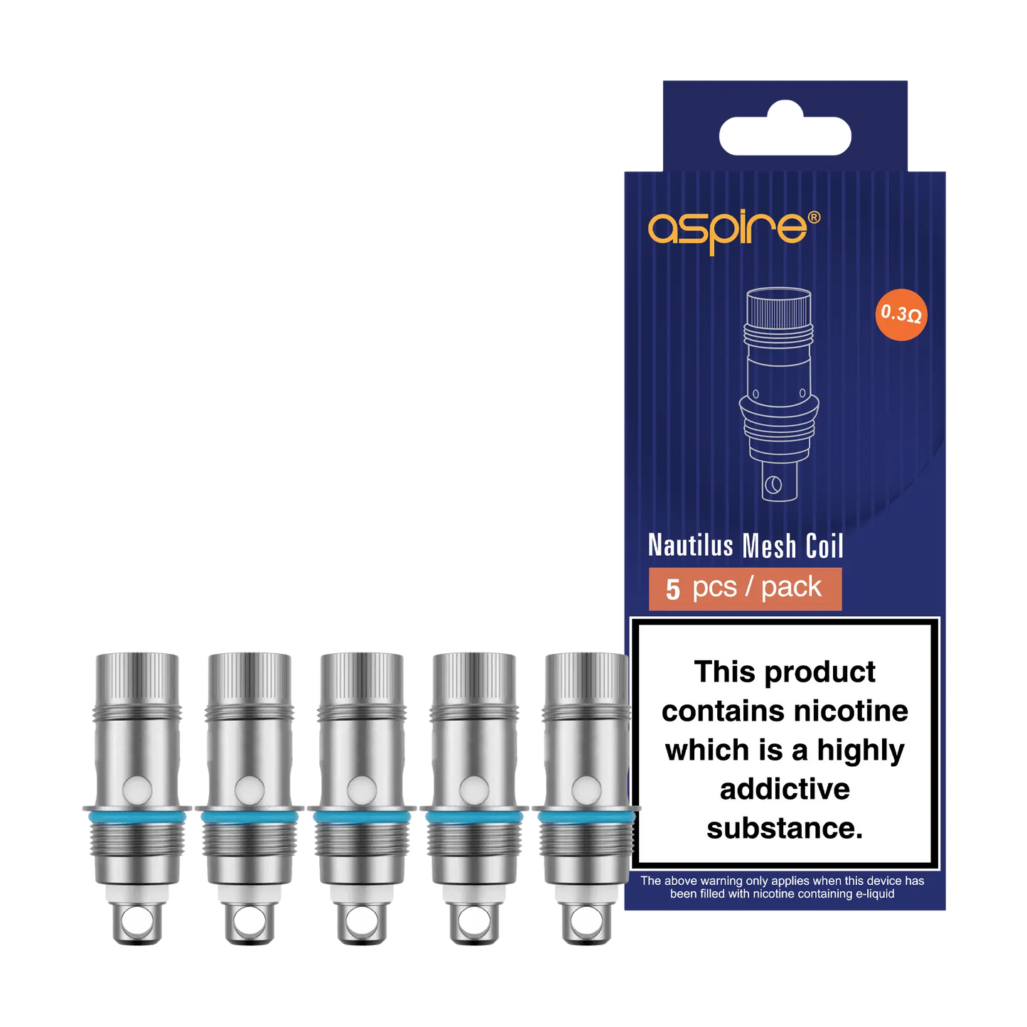 Aspire Nautilus Coils - 0.3 Mesh