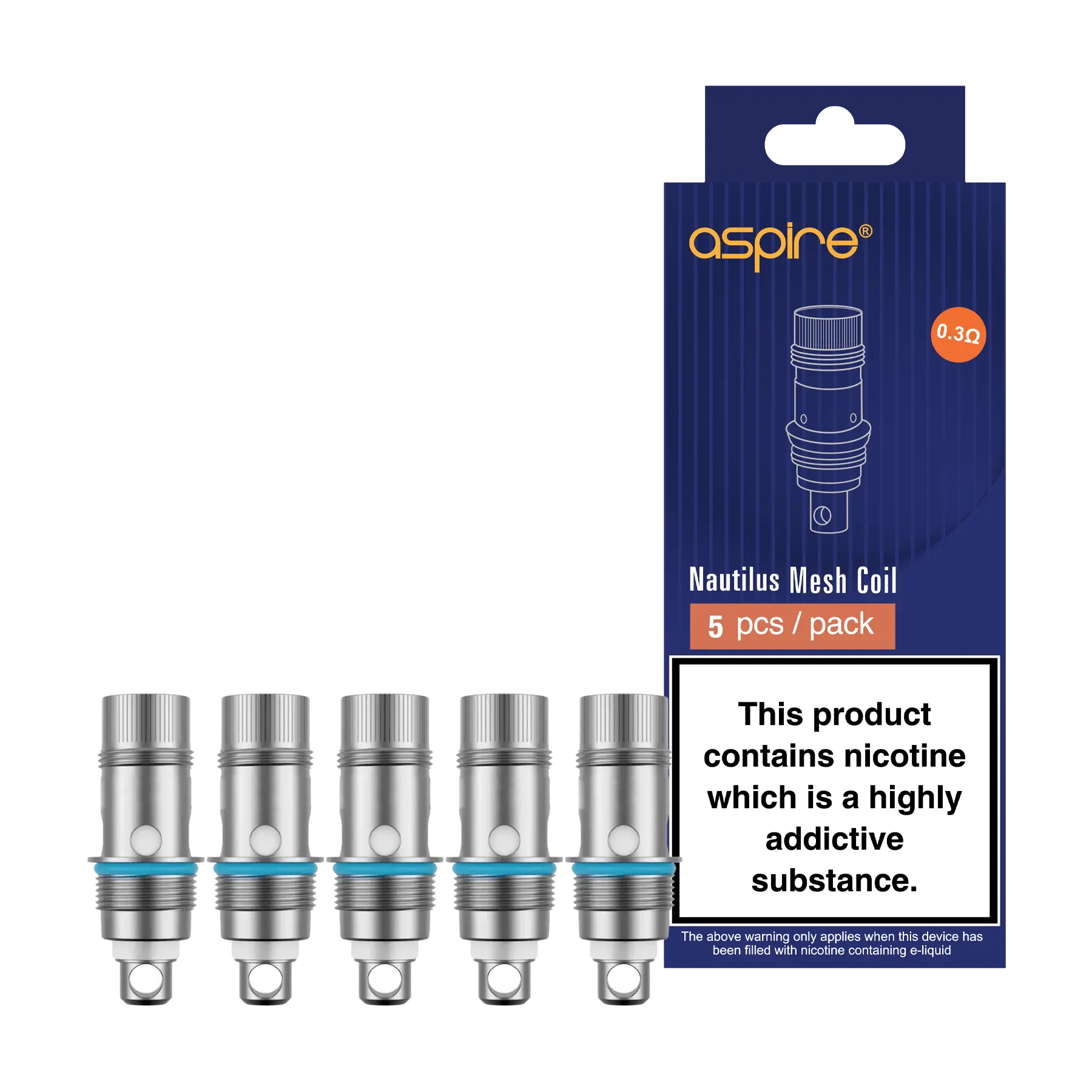 Aspire Nautilus Coils - 0.3 Mesh