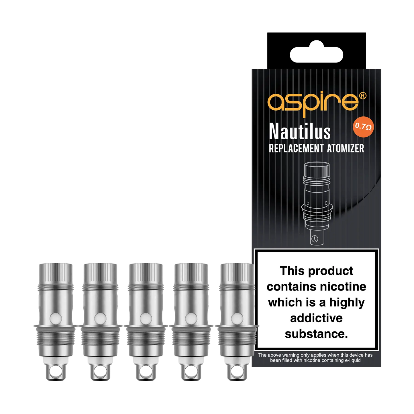 Aspire Nautilus Coils - 0.7 Kanthal