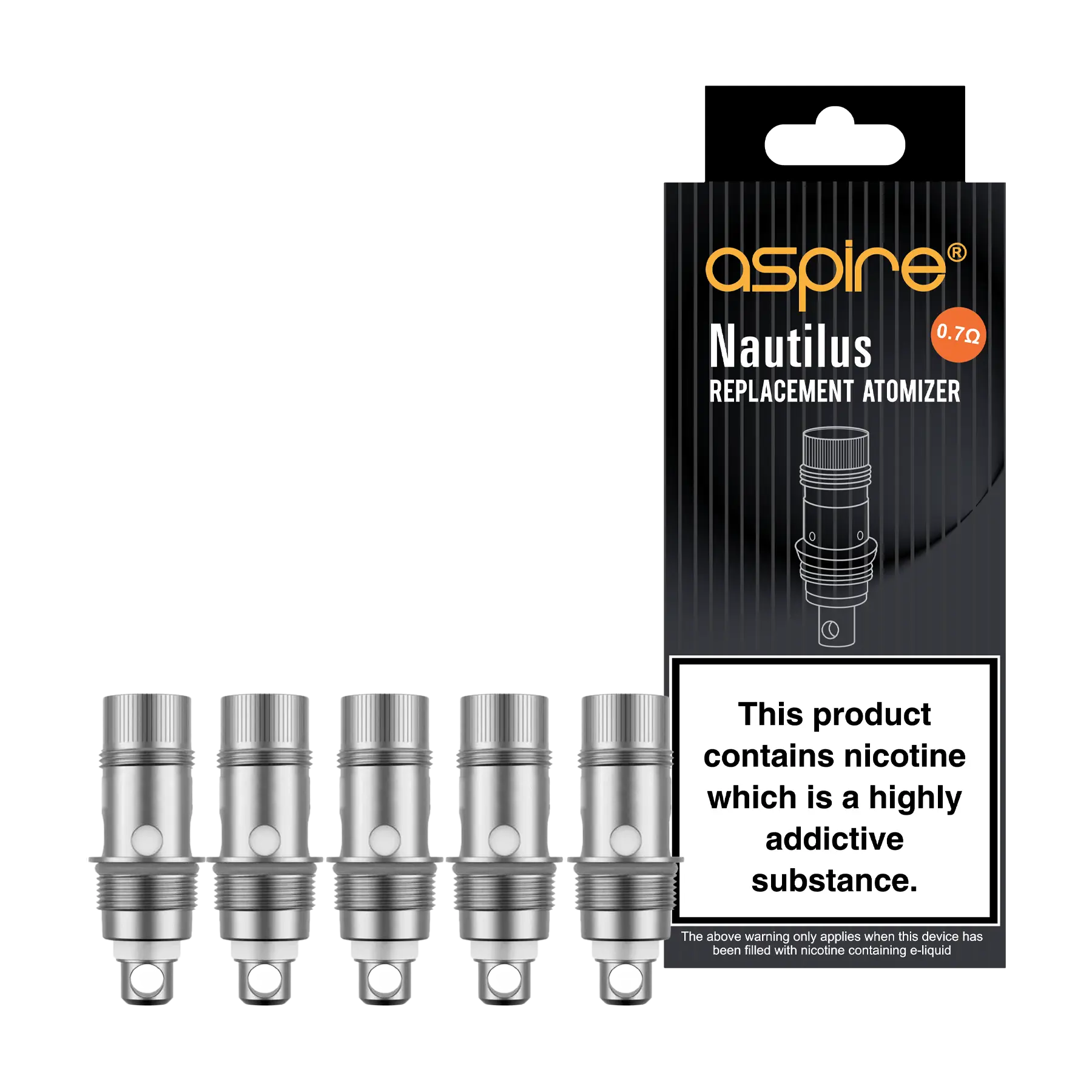 Aspire Nautilus Coils - 0.7 Kanthal
