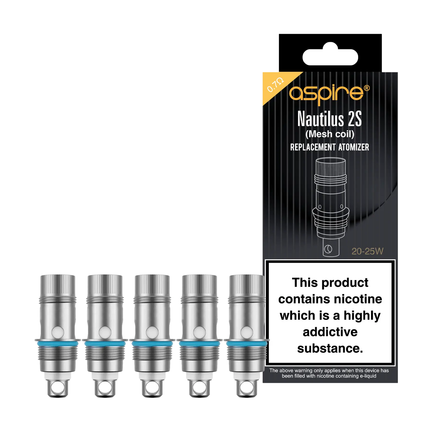 Aspire Nautilus Coils - 0.7 Mesh