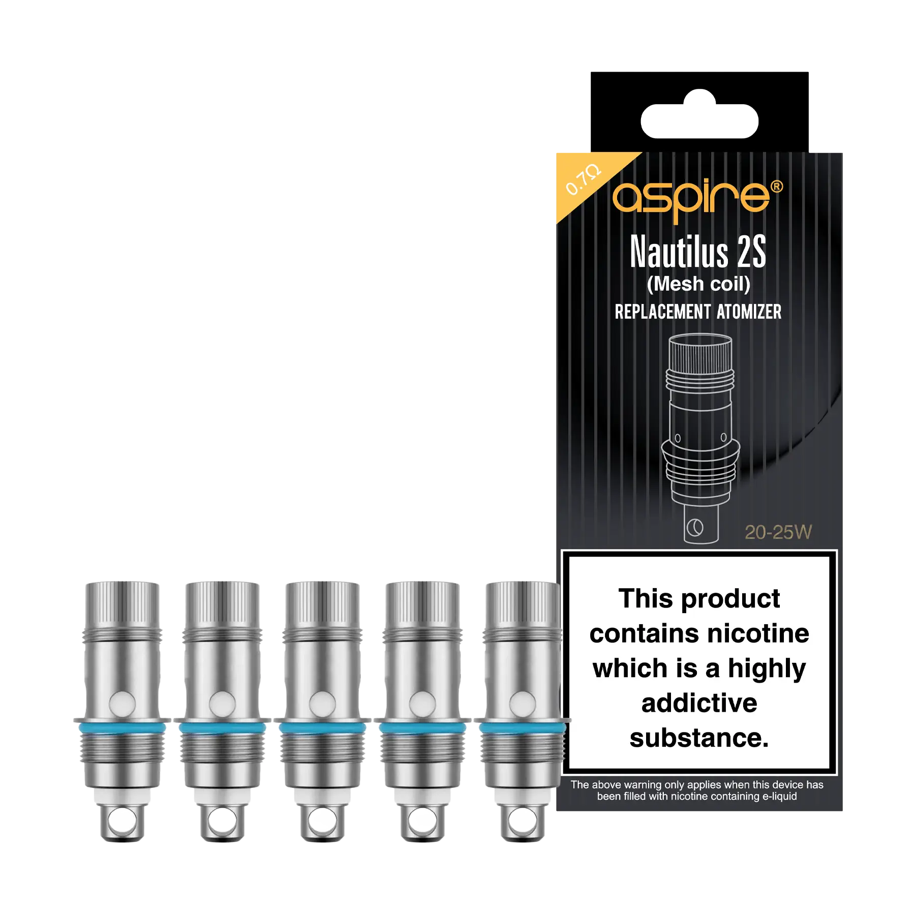 Aspire Nautilus Coils - 0.7 Mesh