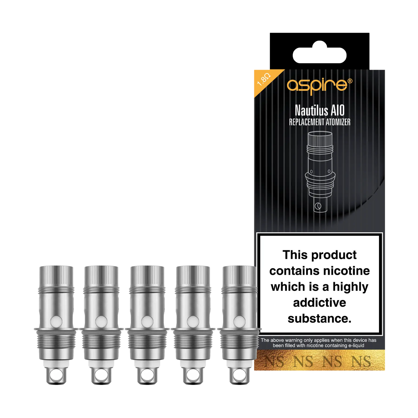 Aspire Nautilus Coils - 1.8 NS