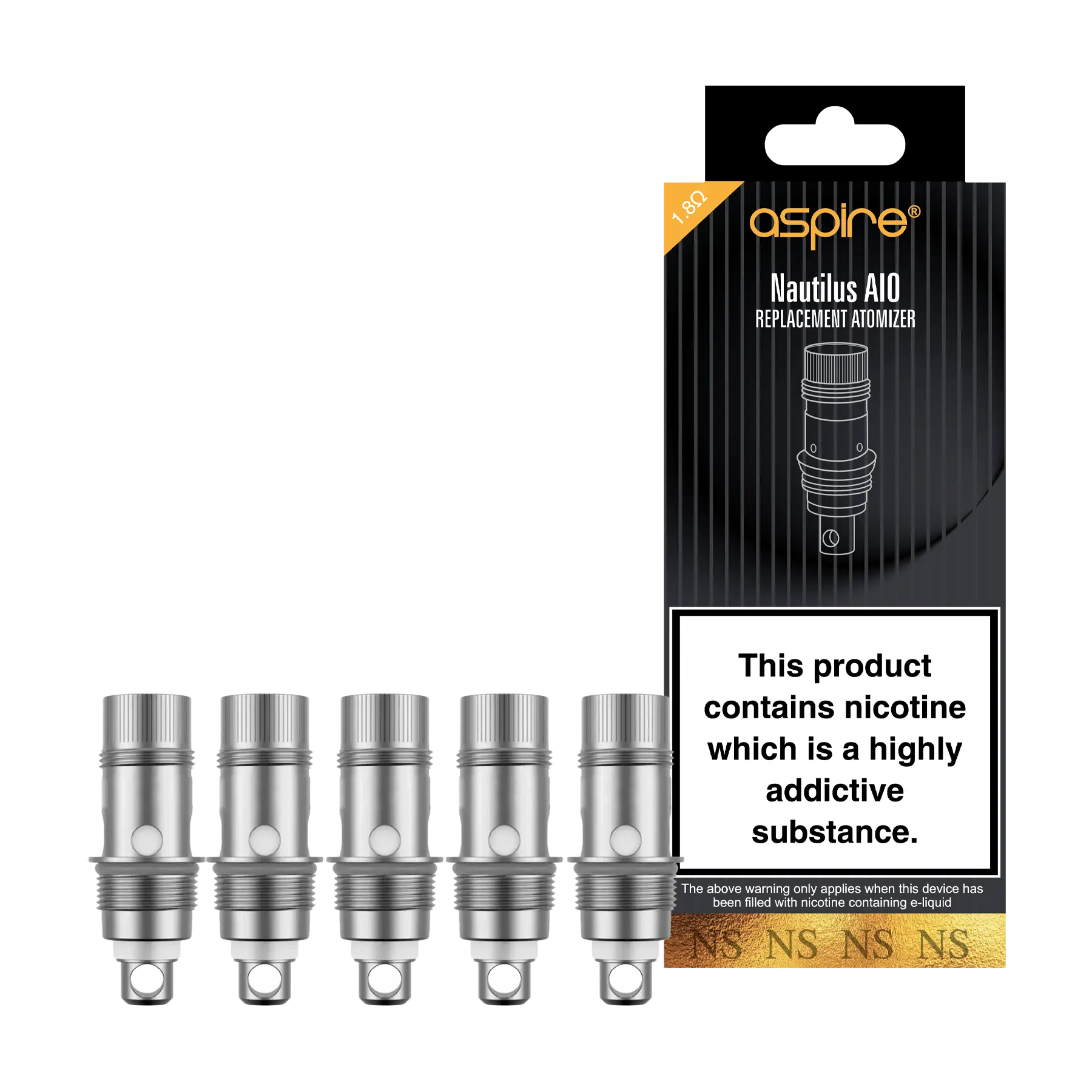 Aspire Nautilus Coils - 1.8 NS