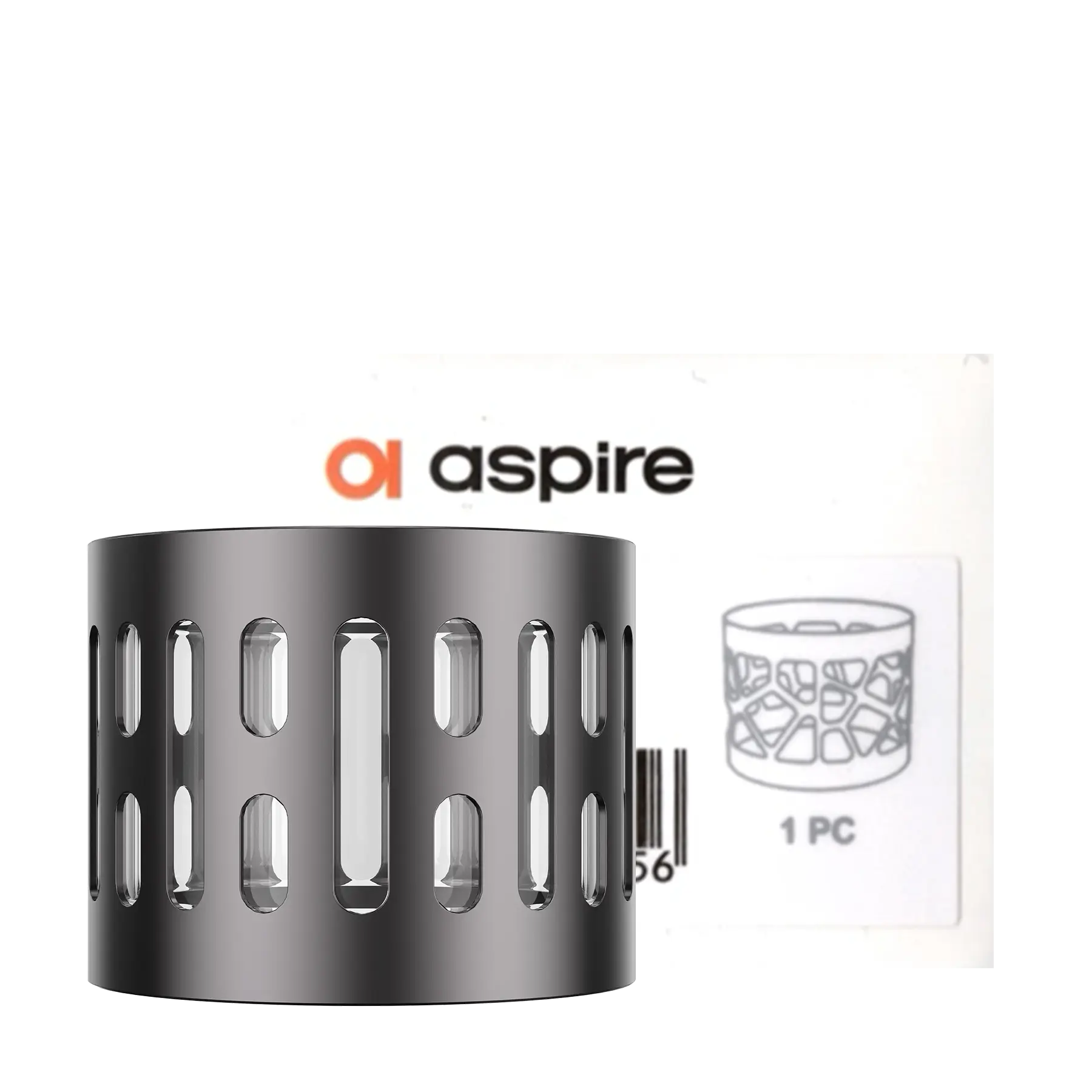 Aspire Nautilus 3SR Tank Tube/Replacement Glass - Gun Metal