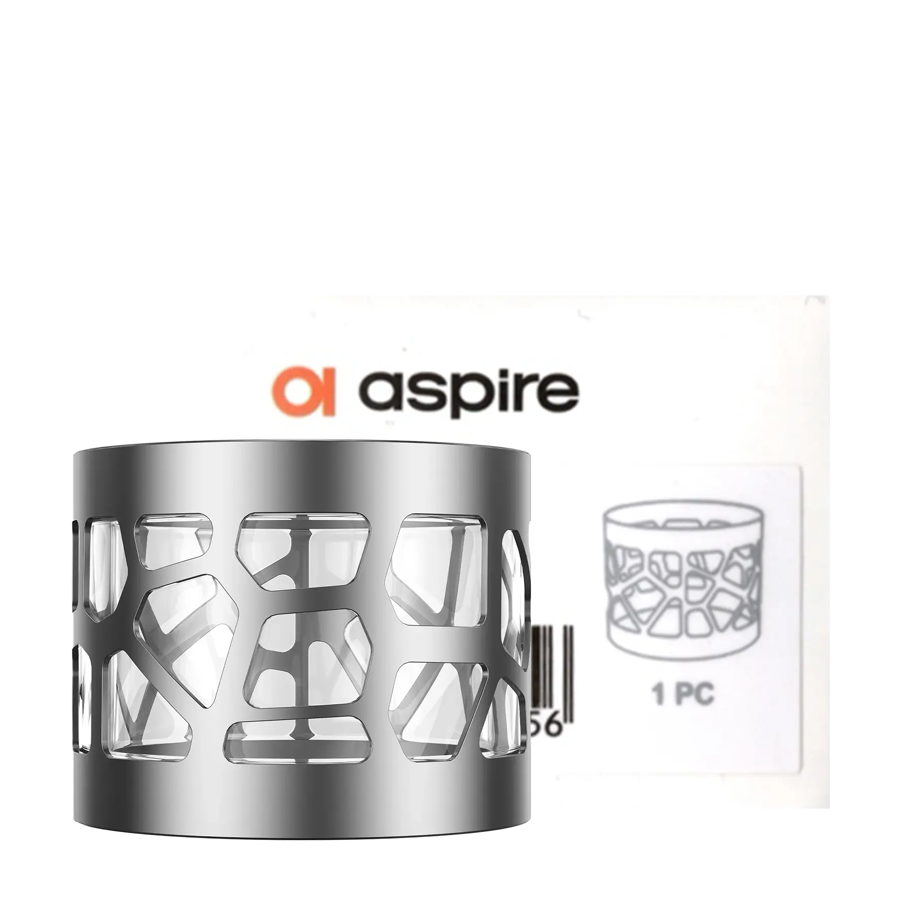Aspire Nautilus 3SR Tank Tube/Replacement Glass - Silver