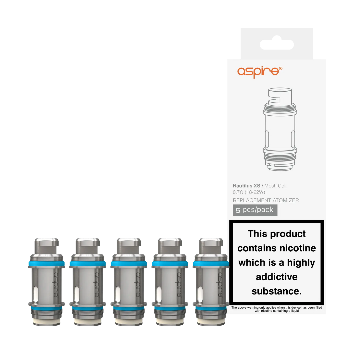 Aspire Nautilus X Coils - XS Mesh