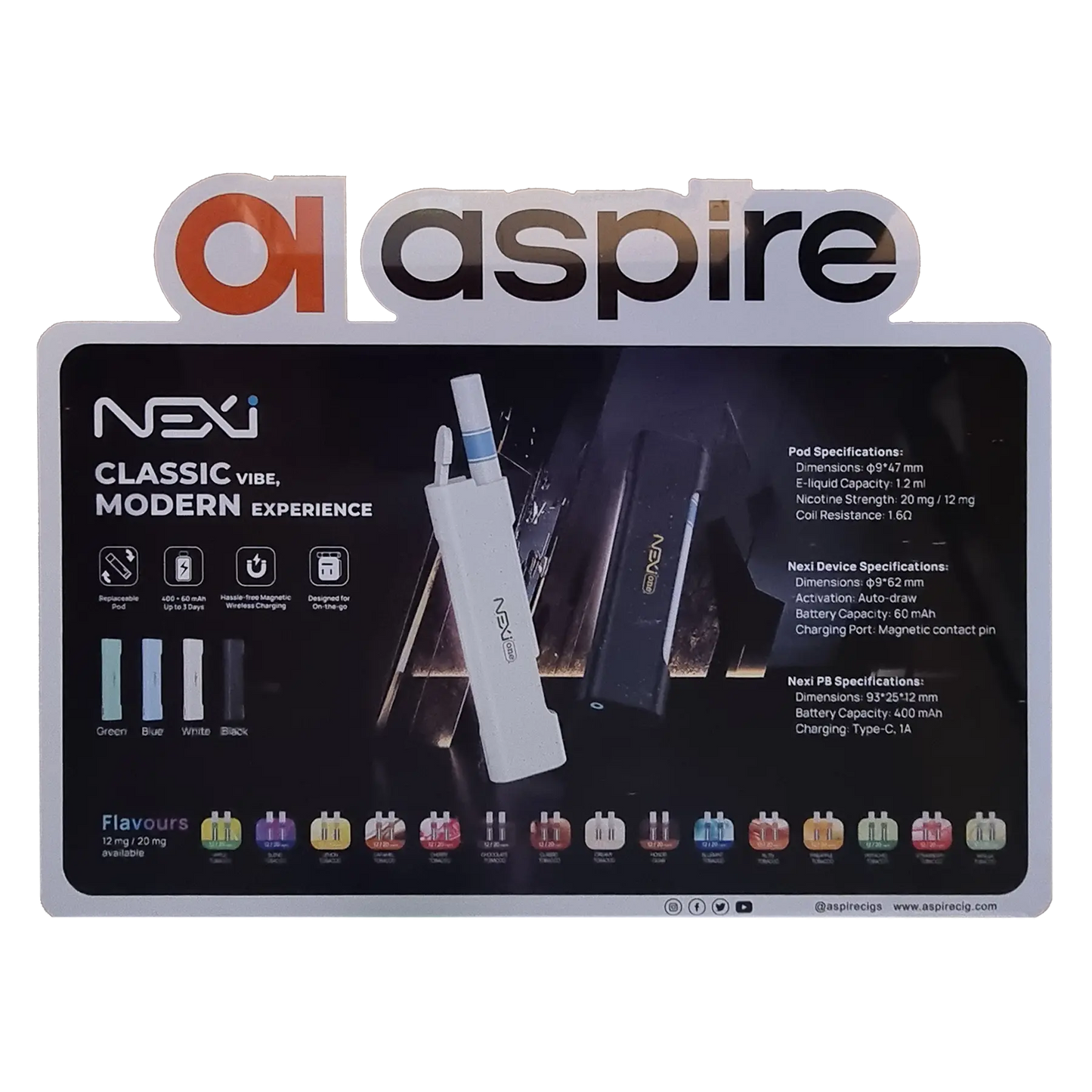 Aspire Display Stands - Nexi One