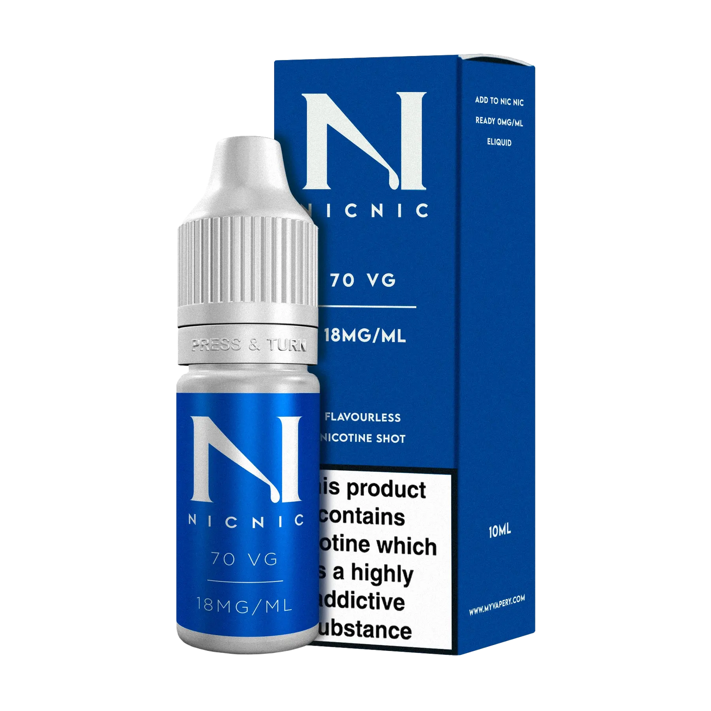 1x Nic Nic 10ml 70/30 18mg Nic Shot