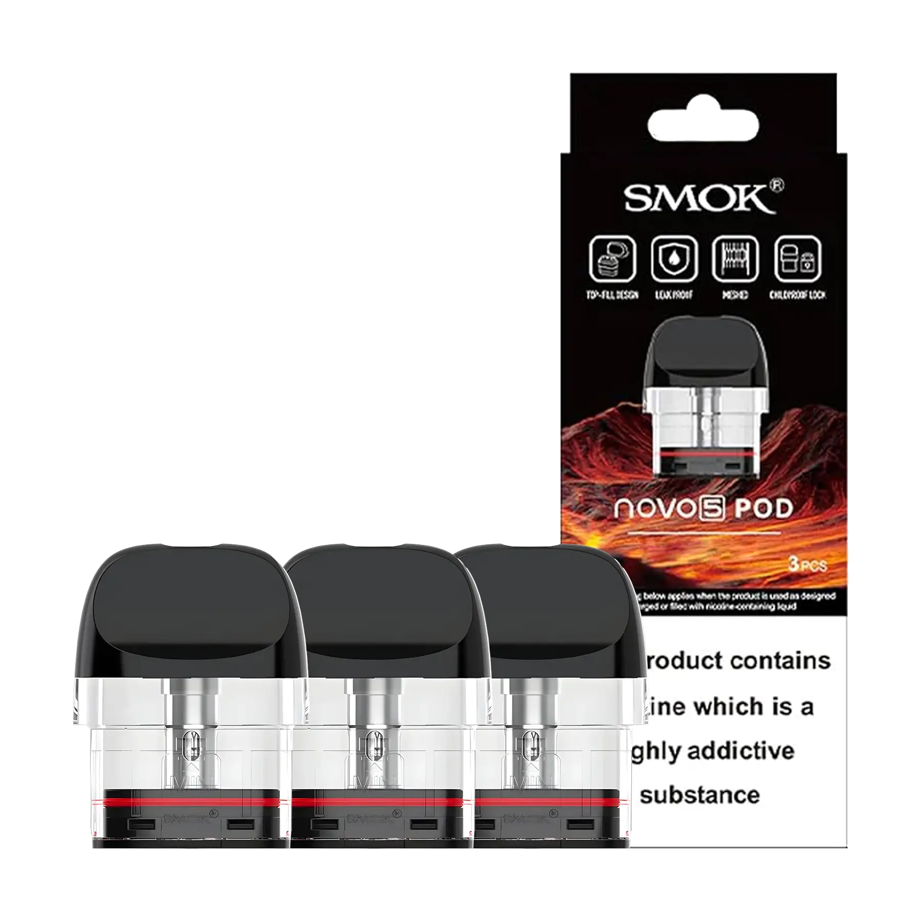 Smok Novo 5 Replacement Pods (3 Pack)