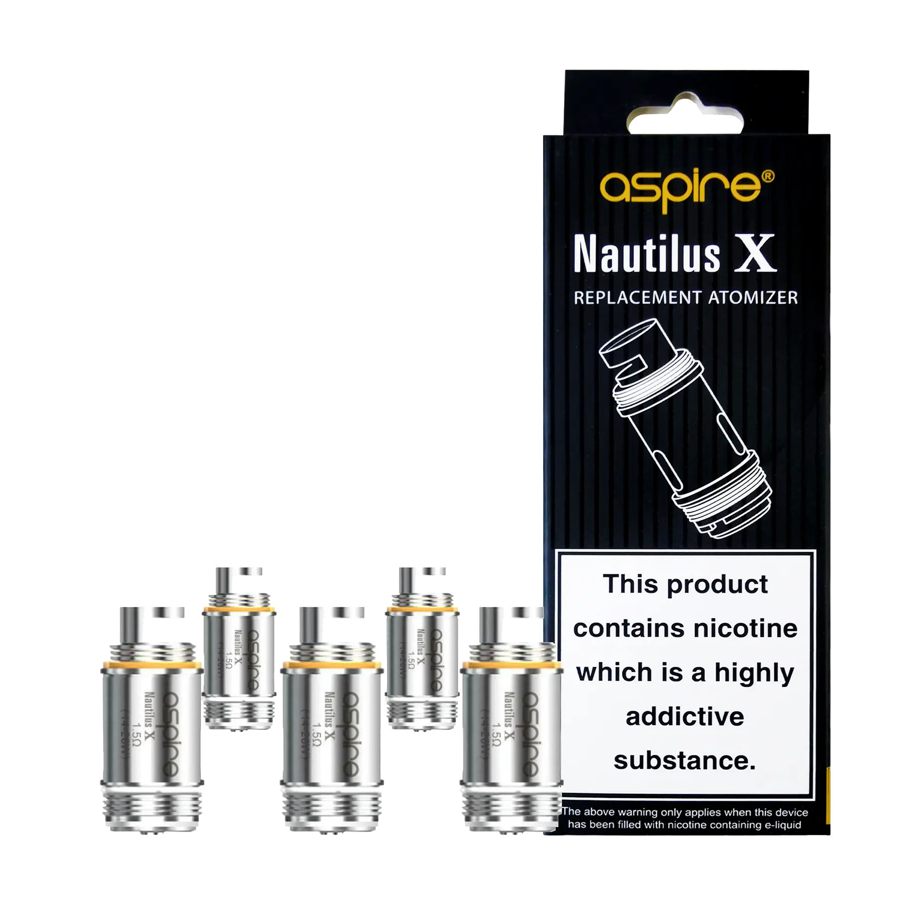 Aspire Nautilus X Replacement Coils - 5 pack
