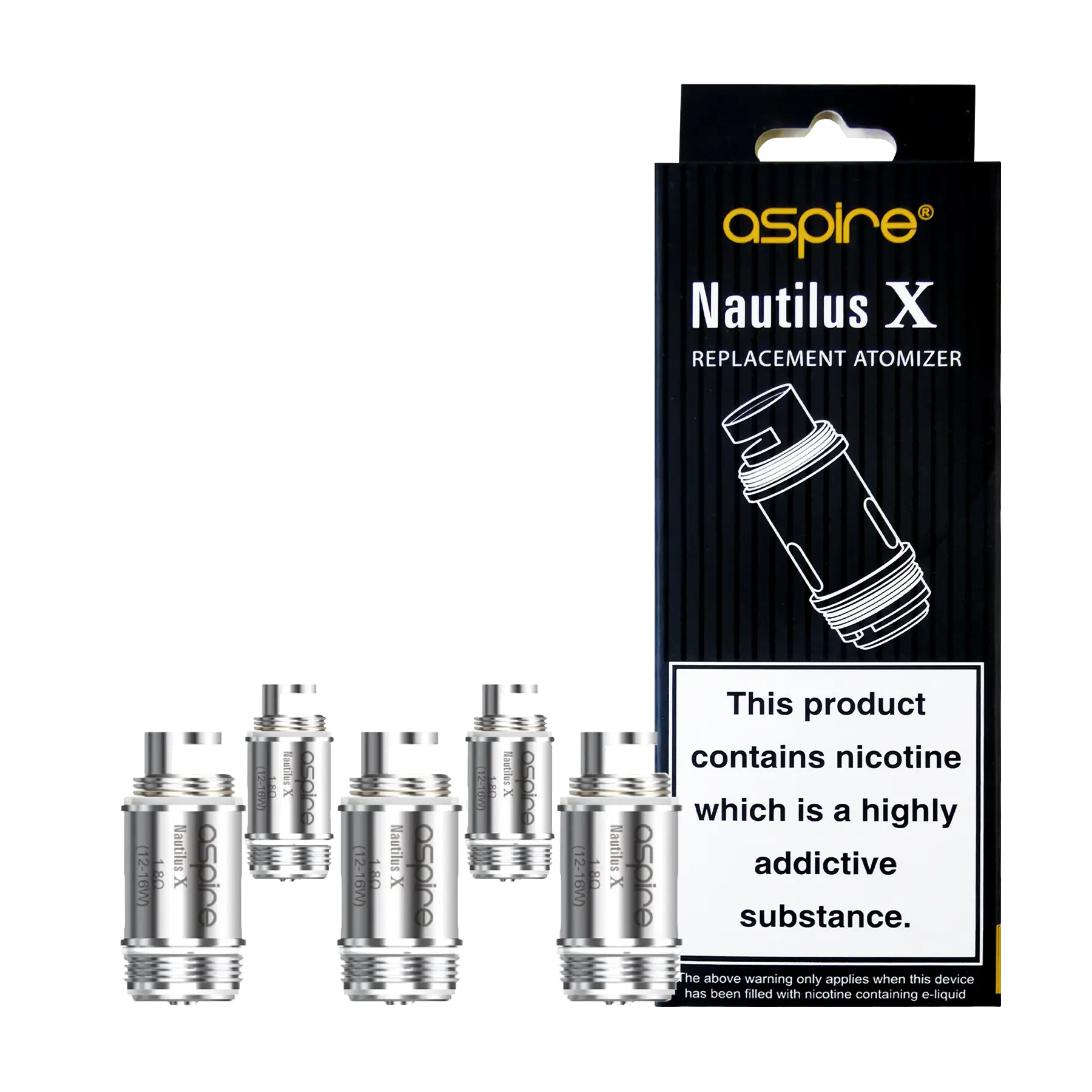Aspire Nautilus X Replacement Coils - 5 pack