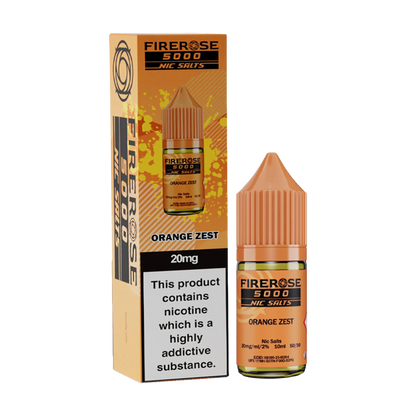 Firerose 5000 10ml Nicotine Salt - Orange Zest