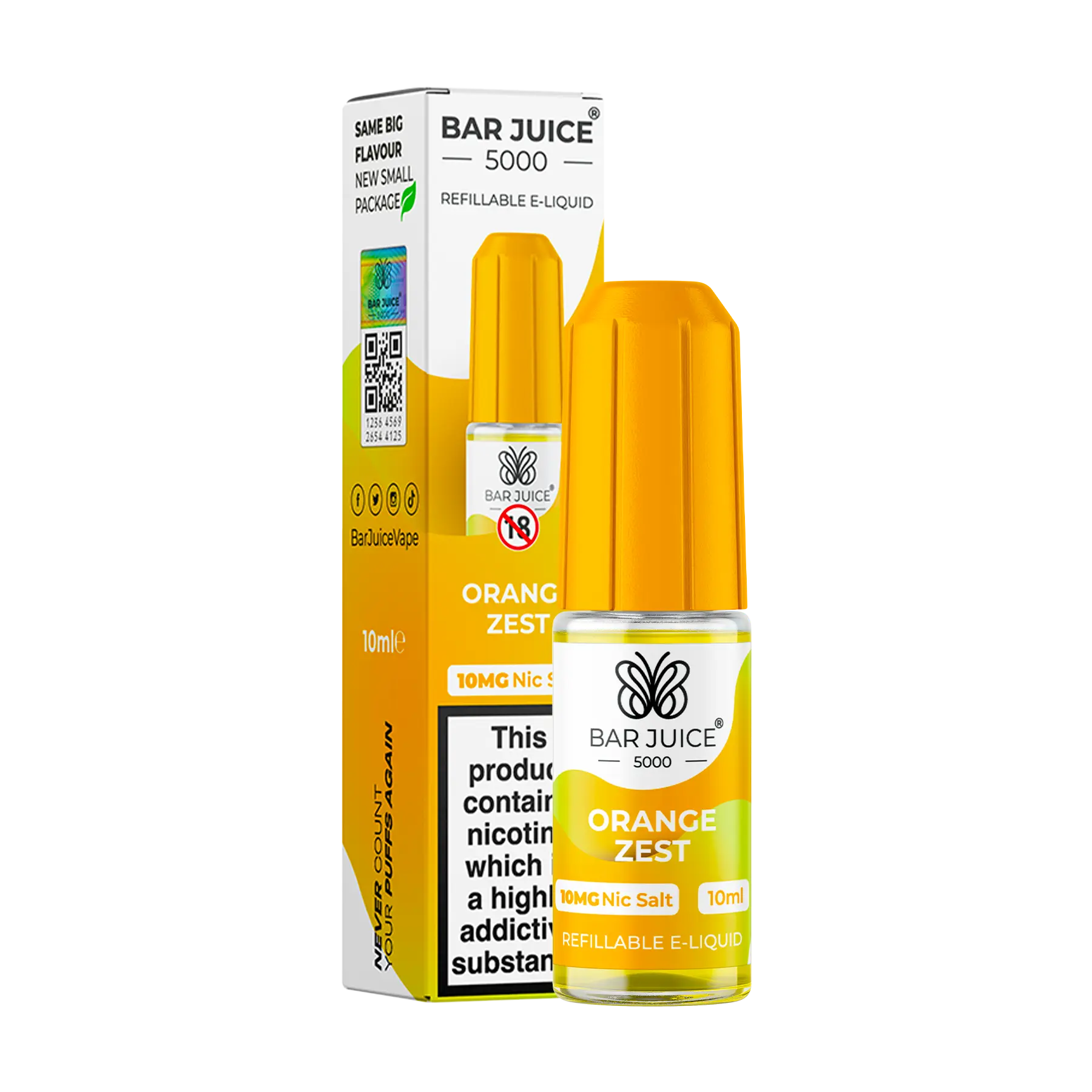 Bar Juice 5000 - Orange Zest 10ml E Liquid Nicotine Salt