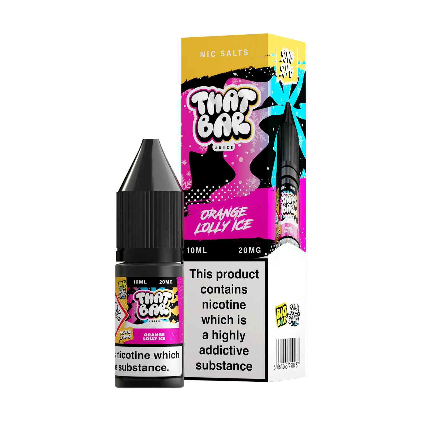 That Bar Nicotine Salt - Orange Lolly Ice 20mg