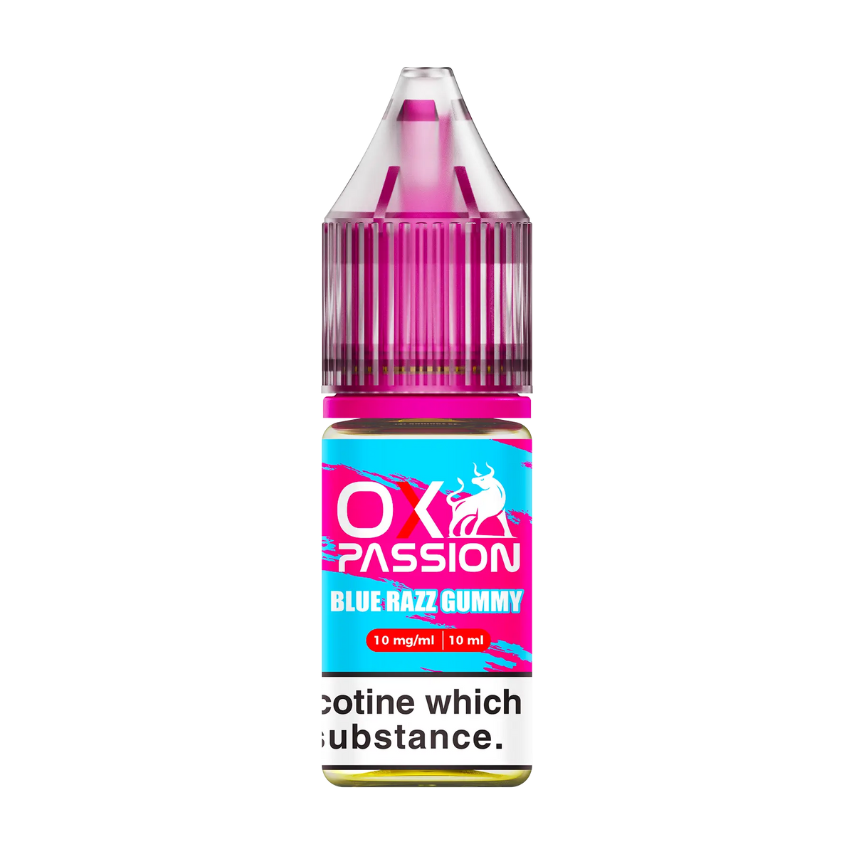 OX Passion - Blue Razz Gummy 10ml E-Liquid Nicotine Salt