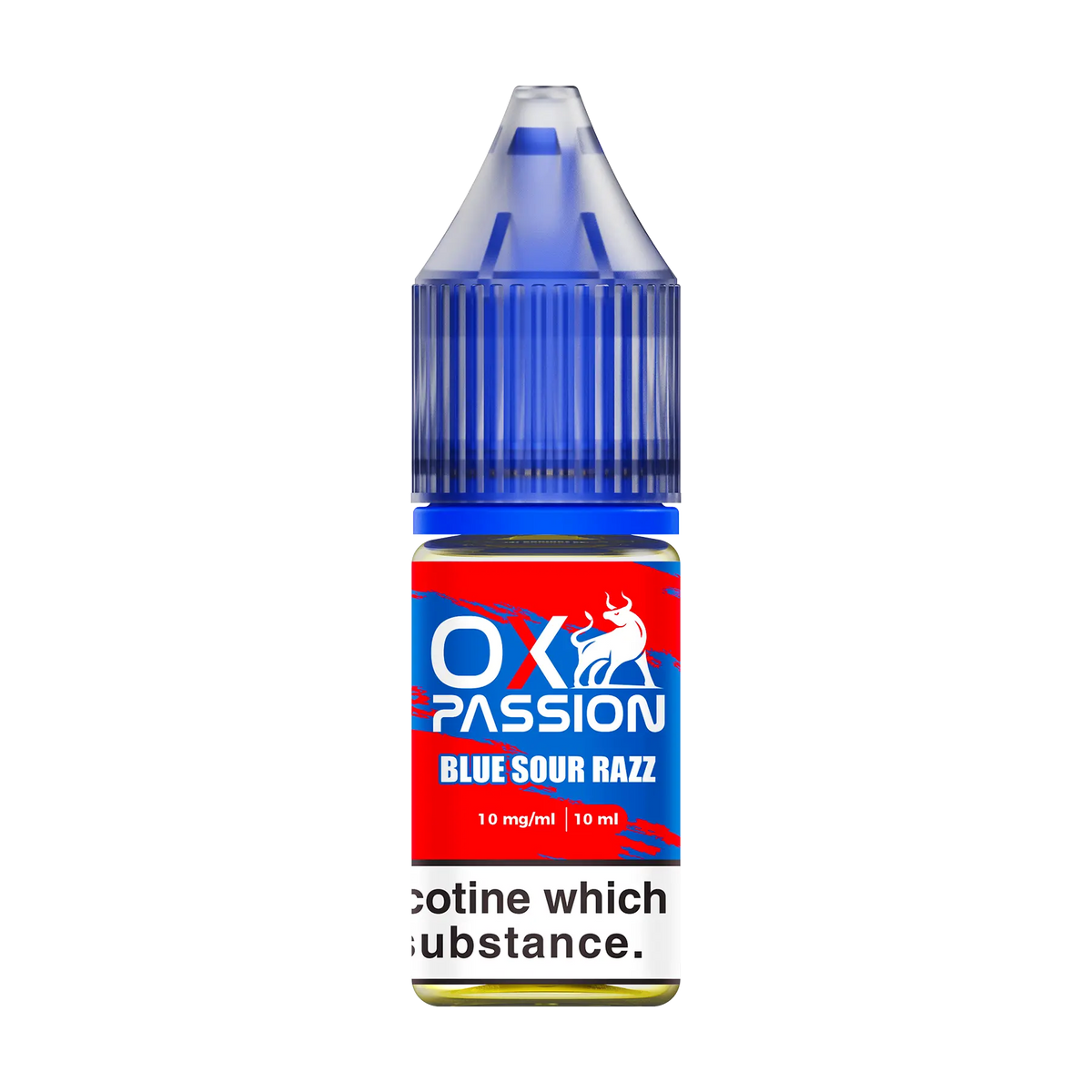 OX Passion - Blue Sour Razz 10ml E-Liquid Nicotine Salt