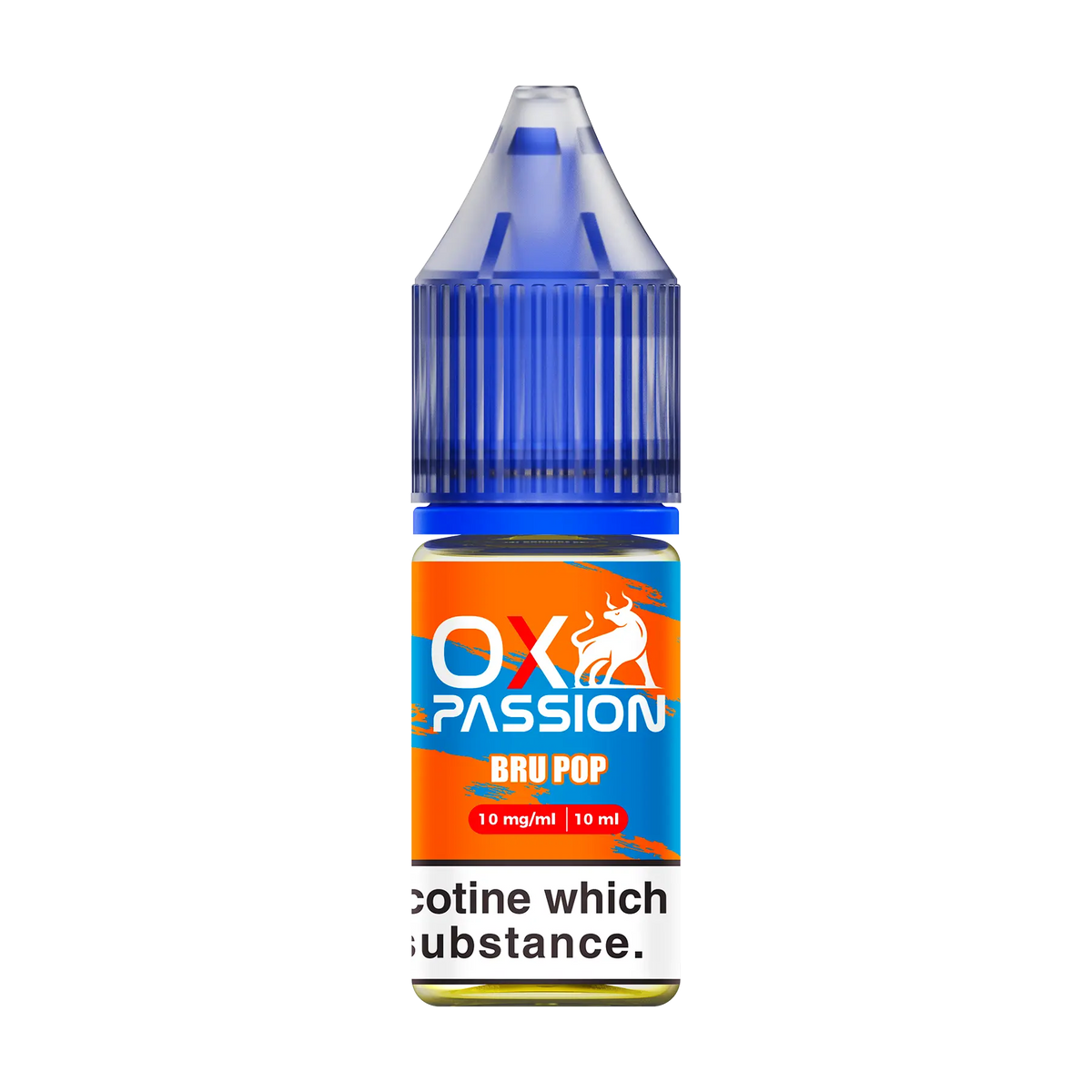 OX Passion - Bru Pop 10ml E-Liquid Nicotine Salt