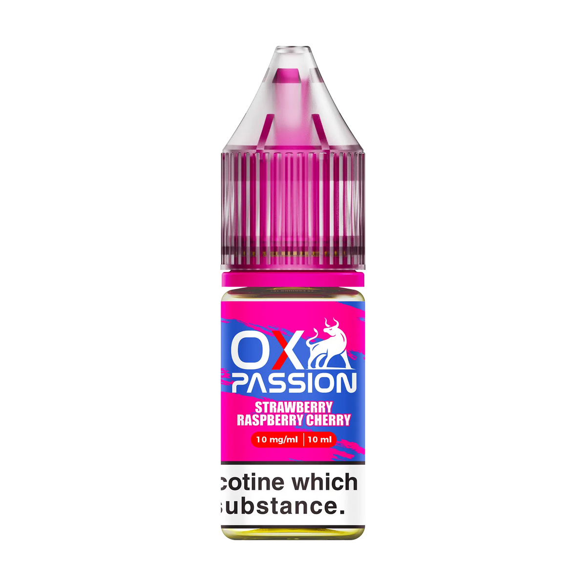 OX Passion - Strawberry Raspberry Cherry 10ml E-Liquid Nicotine Salt