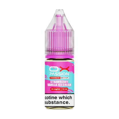 OX Passion Nicotine Salt - Strawberry Vanilla Ice Cream