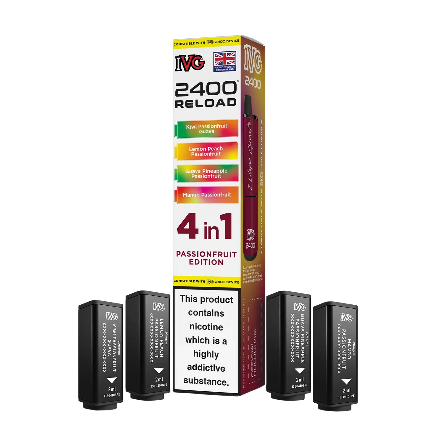 IVG 2400 Replacement Pre-Filled Pods