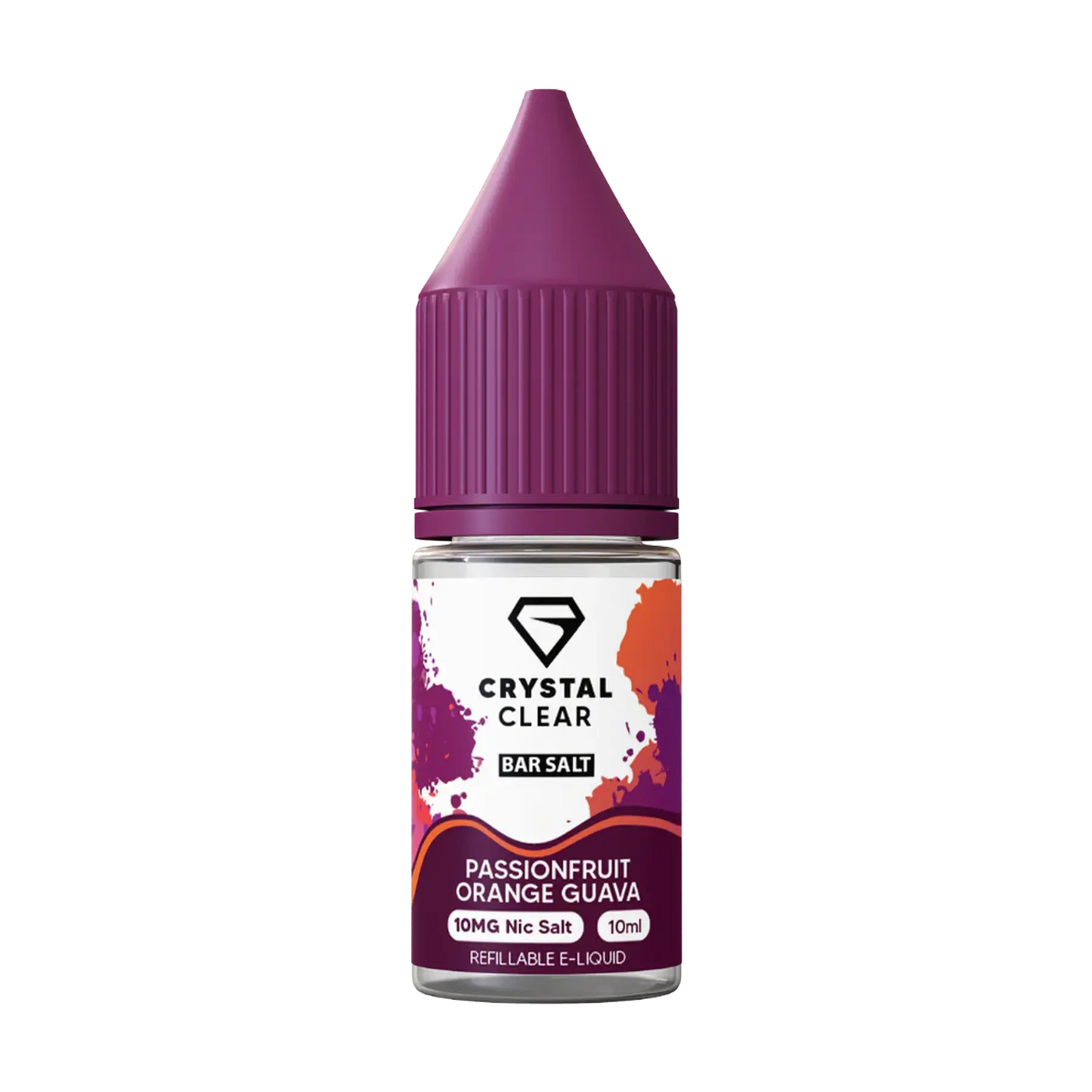 Crystal Clear Bar Salts 10ml E Liquid Nicotine Salt
