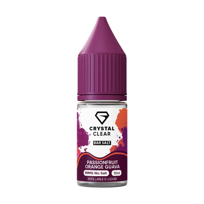 Crystal Clear Bar Salts 10ml E Liquid Nicotine Salt