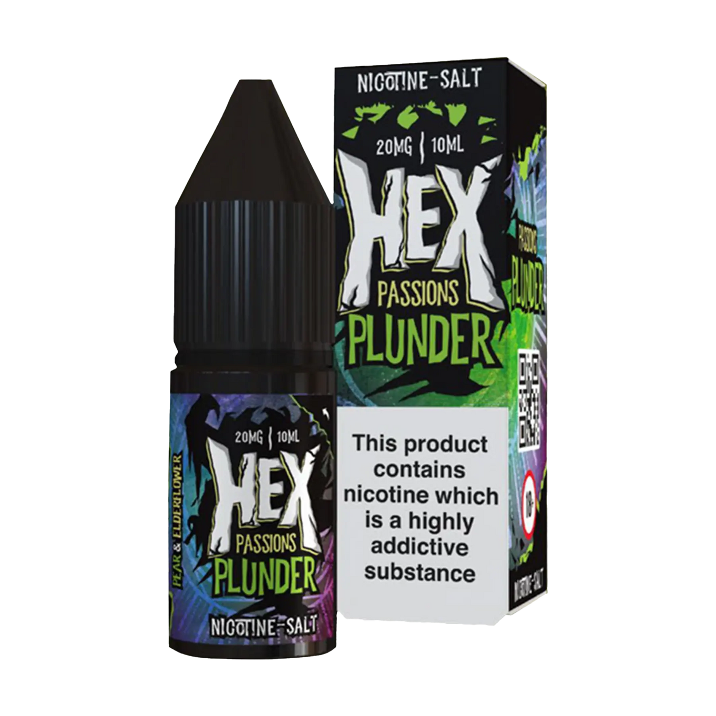 Hex 10ml E-Liquid Nicotine Salt - Passions Plunder