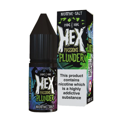 Hex 10ml E-Liquid Nicotine Salt - Passions Plunder