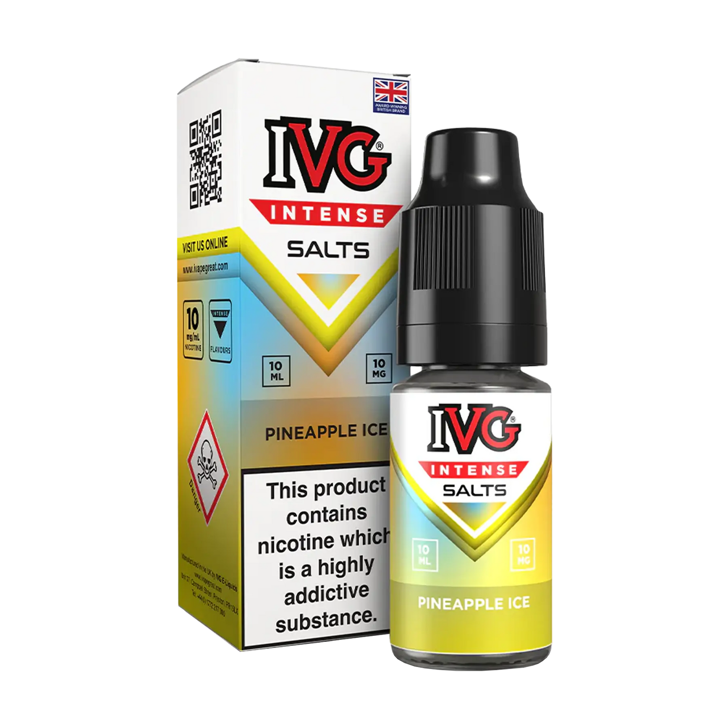 IVG Intense 10ml Nicotine Salt - Pineapple Ice