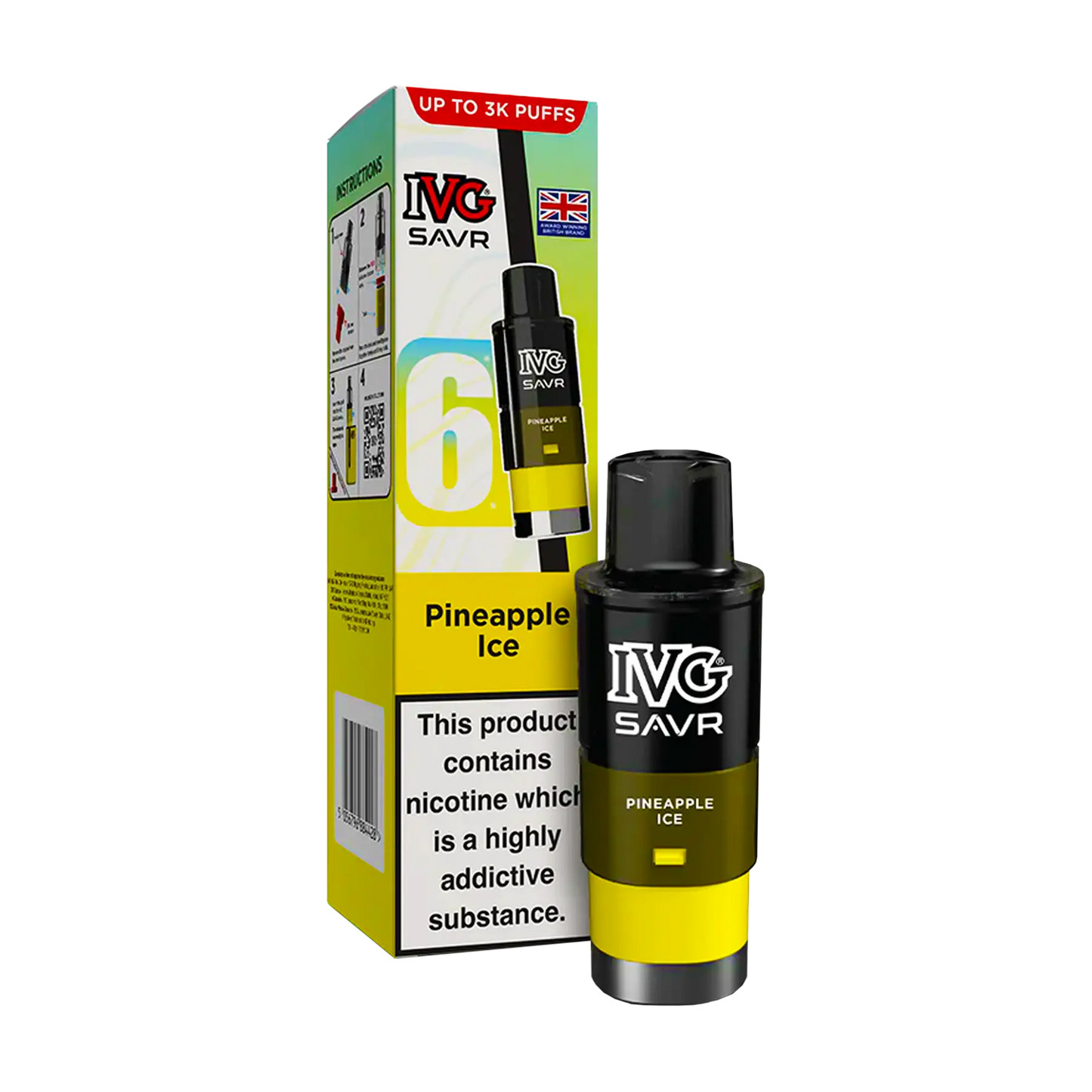 IVG Savr Replacement Pods - Pineapple Ice