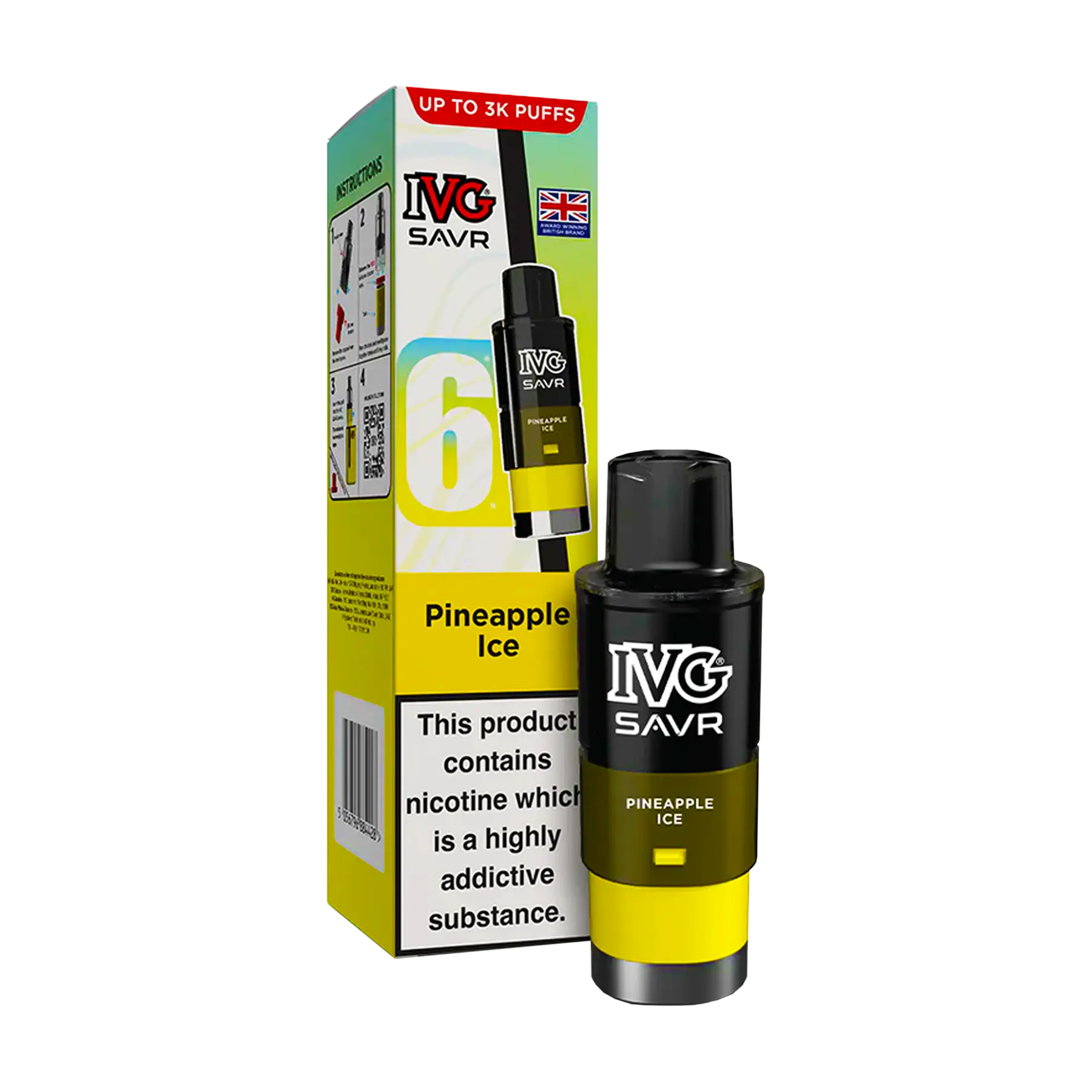 IVG Savr Replacement Pods - Pineapple Ice