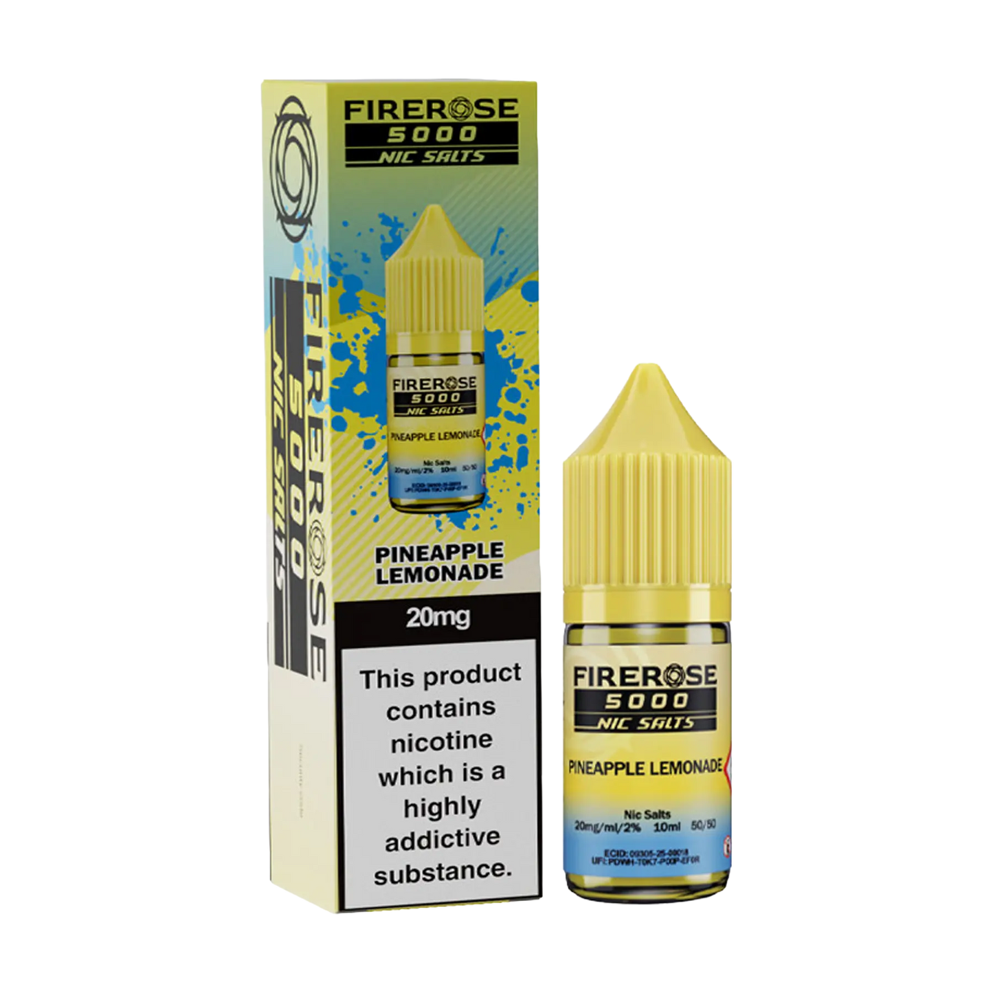 Firerose 5000 10ml Nicotine Salt - Pineapple Lemonade