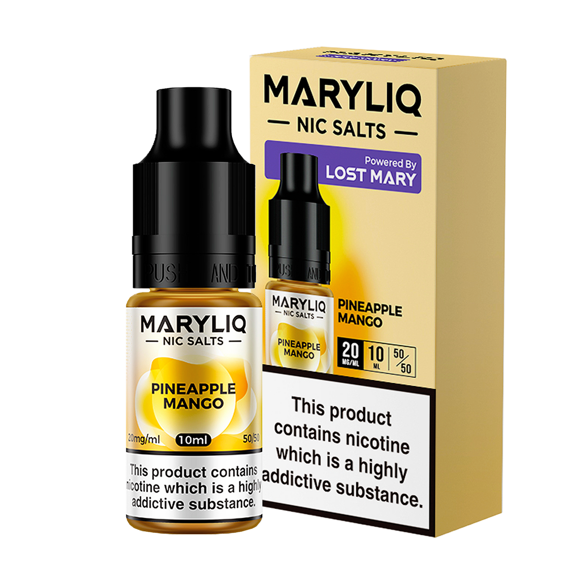 Maryliq - Pineapple Mango 10ml E Liquid Nicotine Salt