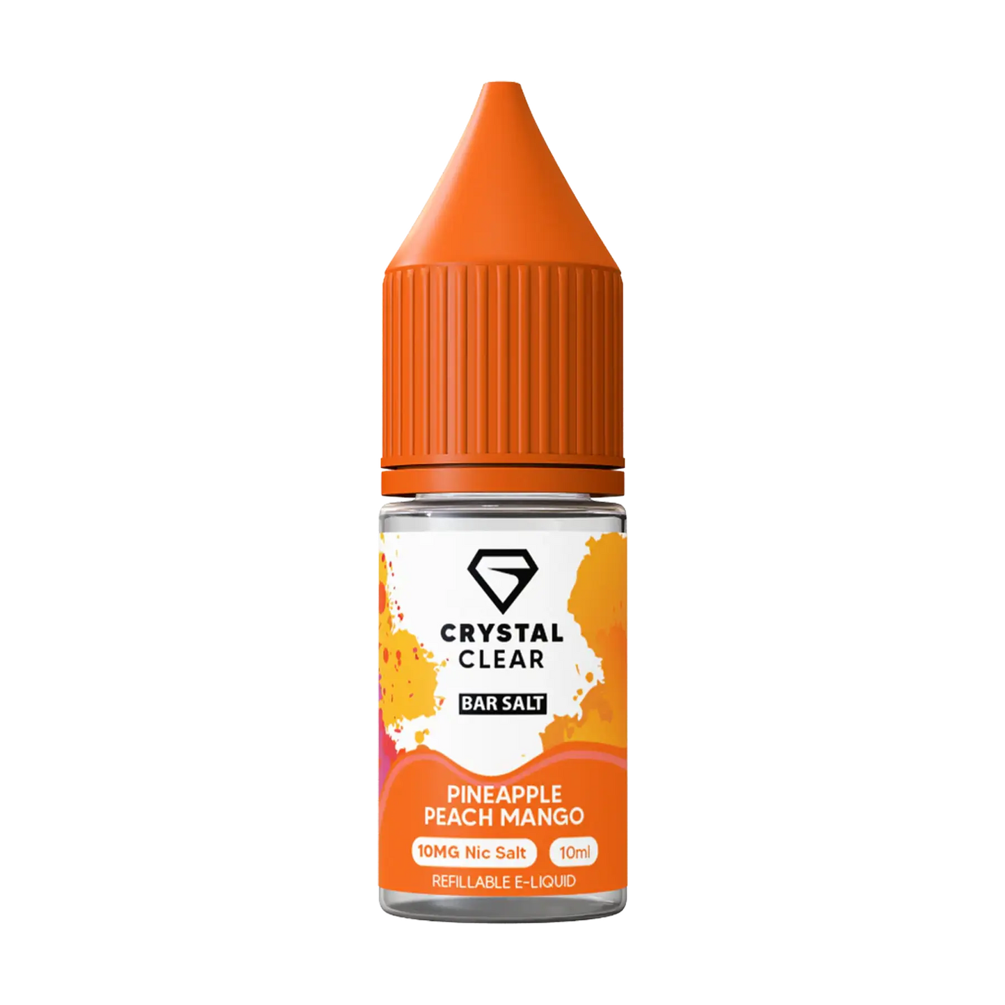 Crystal Clear Bar Salts 10ml E Liquid Nicotine Salt