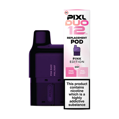 Pixl Duo 12 Replacement Pods - Pink Edition