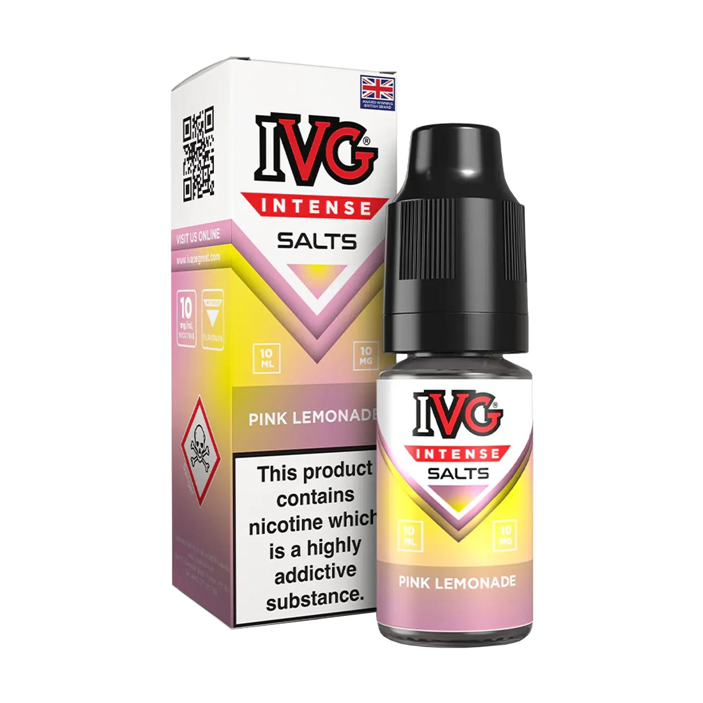 IVG Intense 10ml Nicotine Salt - Pink Lemonade