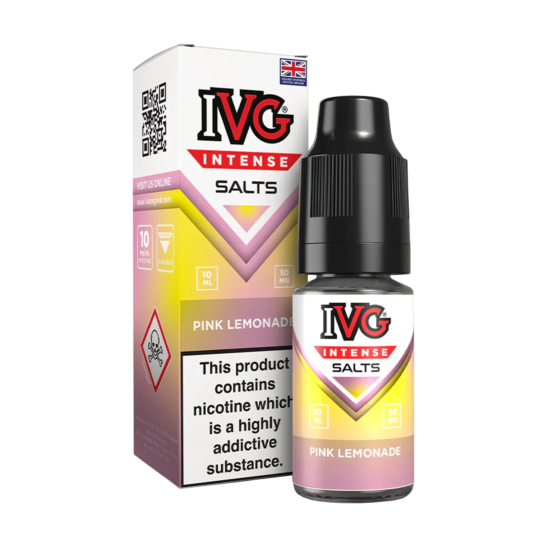 IVG Intense 10ml Nicotine Salt - Pink Lemonade