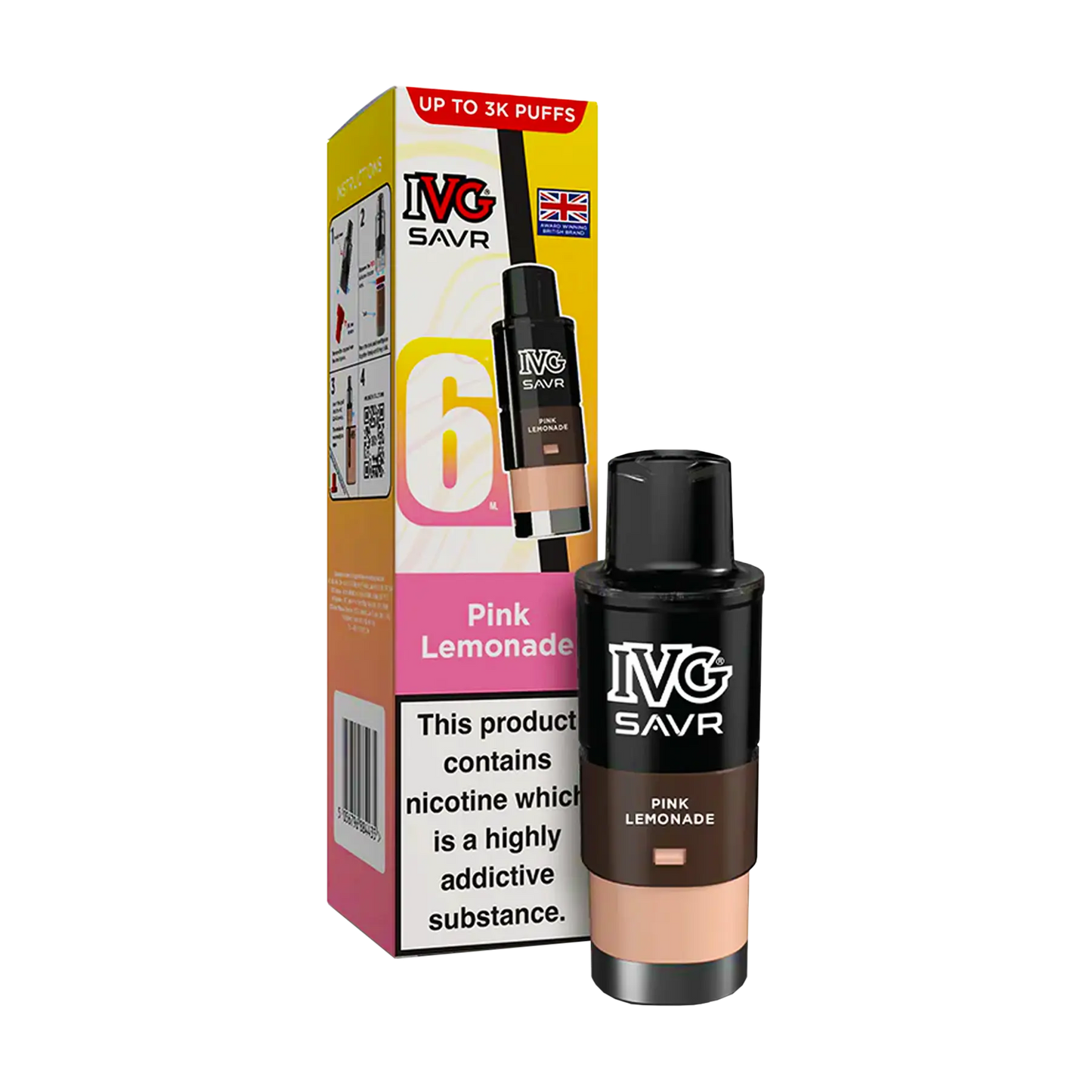 IVG Savr Replacement Pods - Pink Lemonade