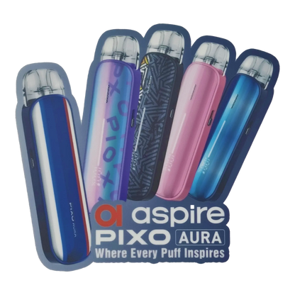 Aspire Window Stickers - Pixo Aura