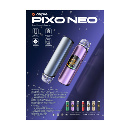 Aspire Pixo Neo Poster