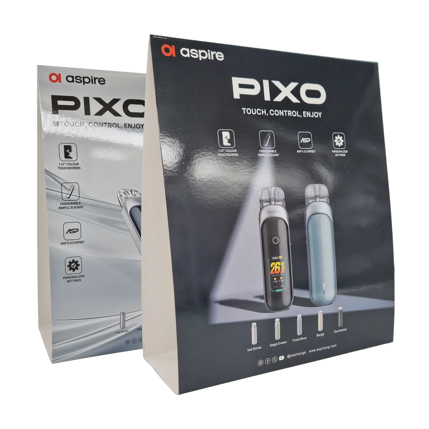 Aspire Display Stands - Pixo