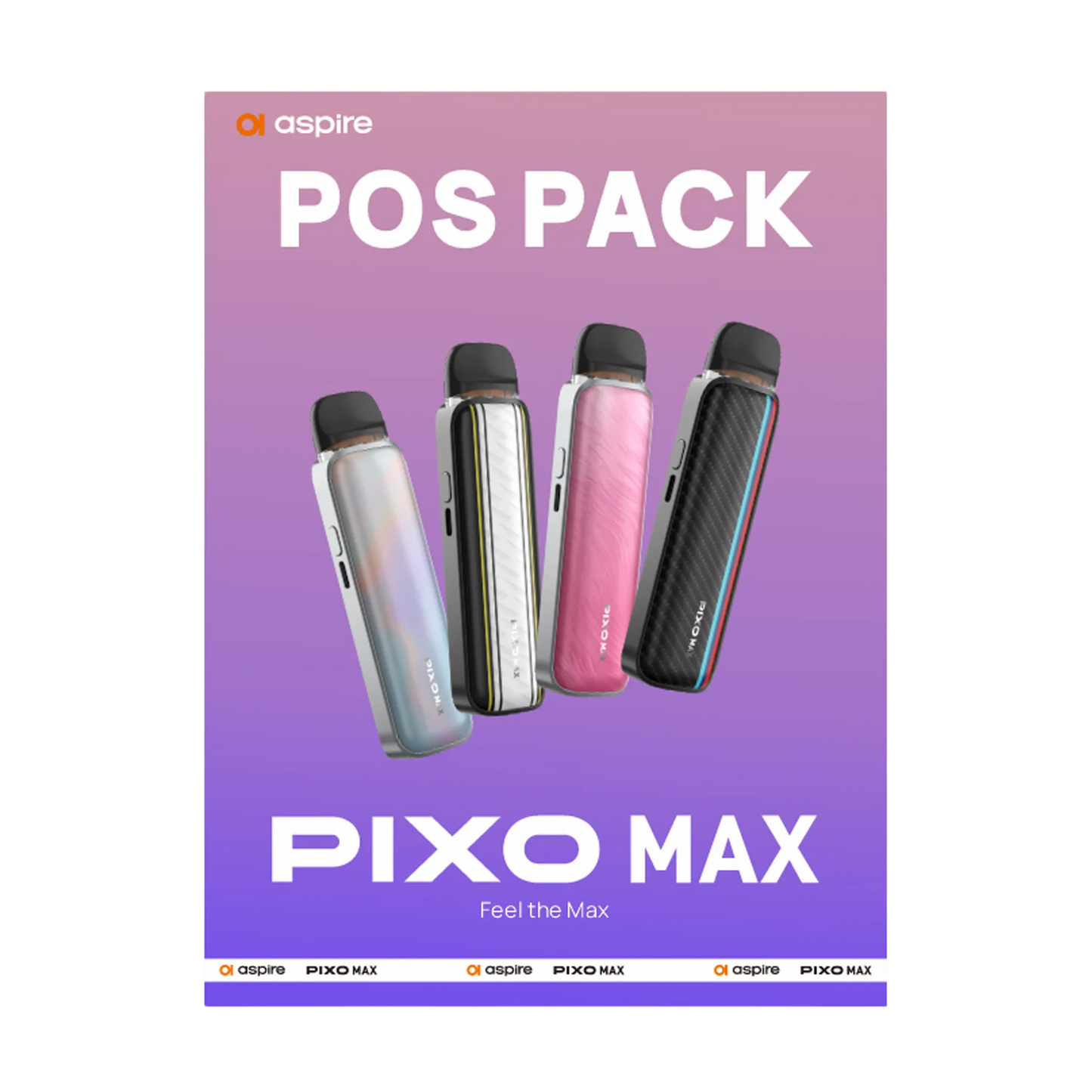 Aspire Pixo Max POS Pack
