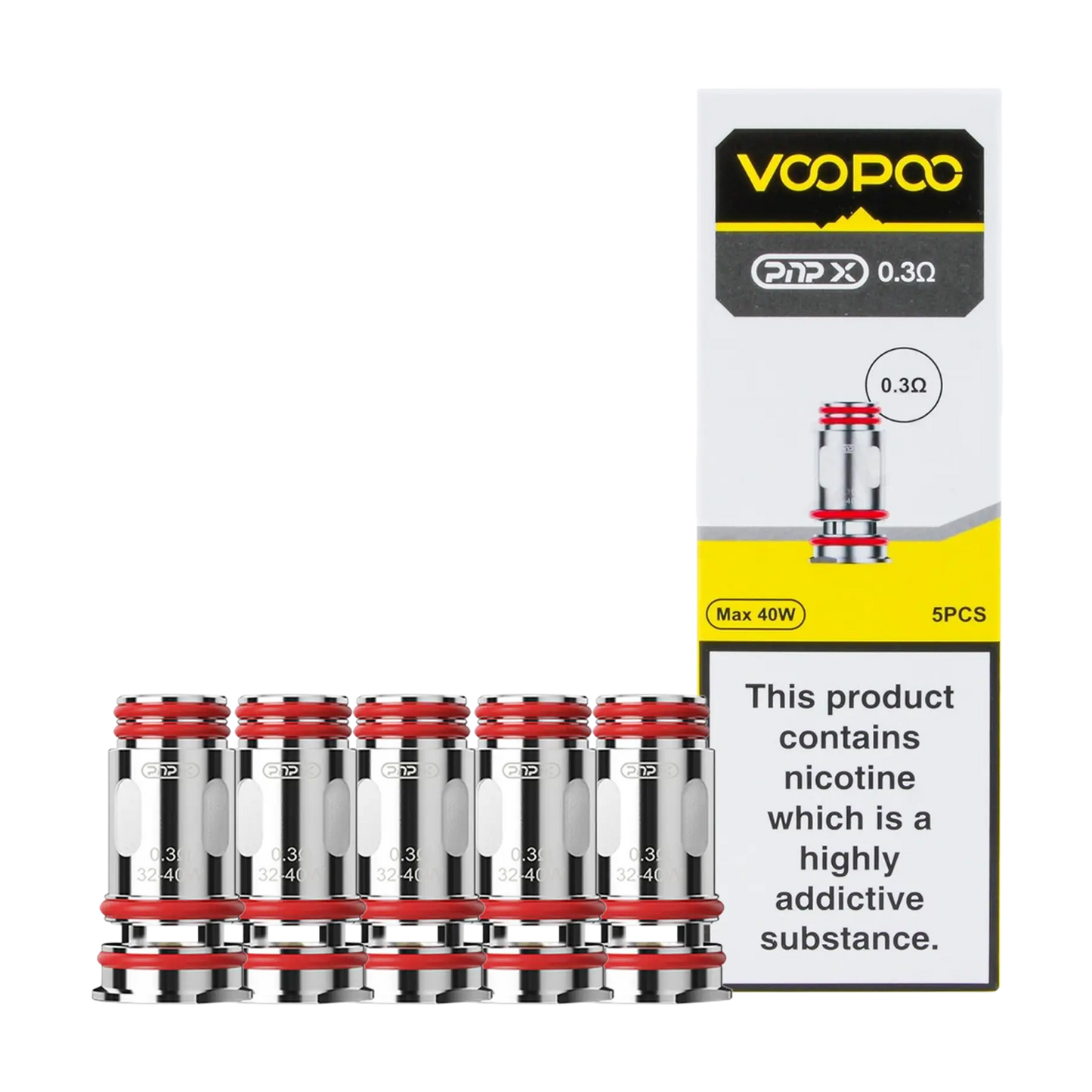 Voopoo PnP X Replacement Coils - 0.3 ohm