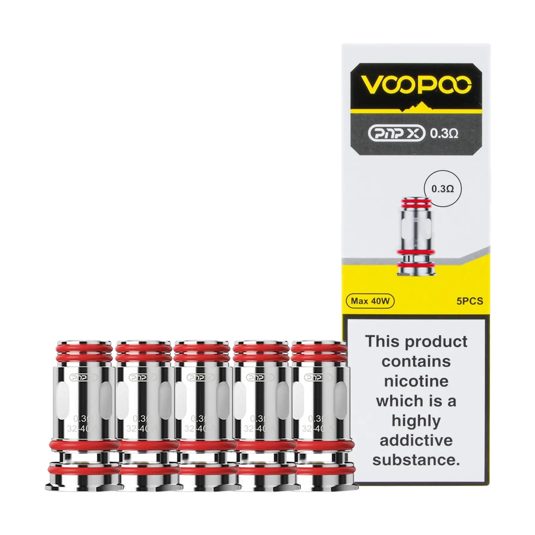 Voopoo PnP X Replacement Coils - 0.3 ohm