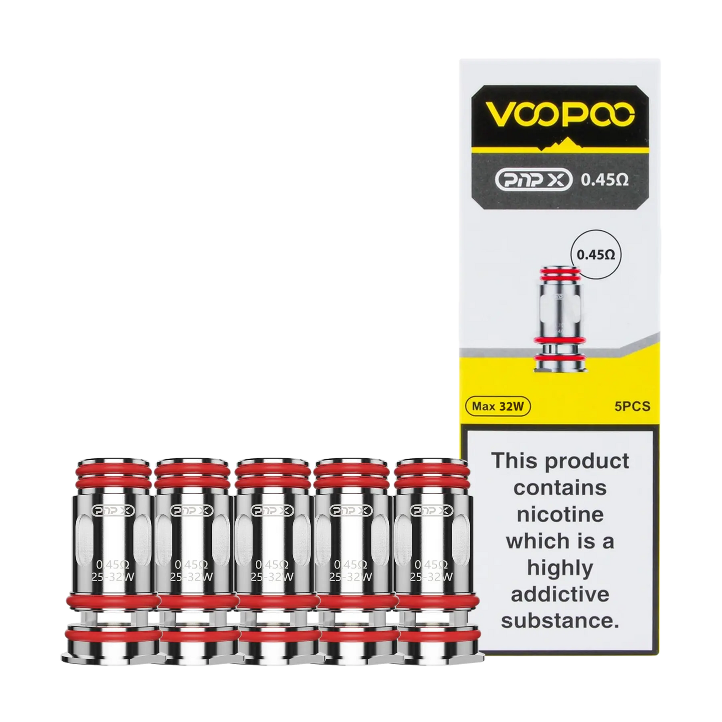 Voopoo PnP X Replacement Coils - 0.45 ohm