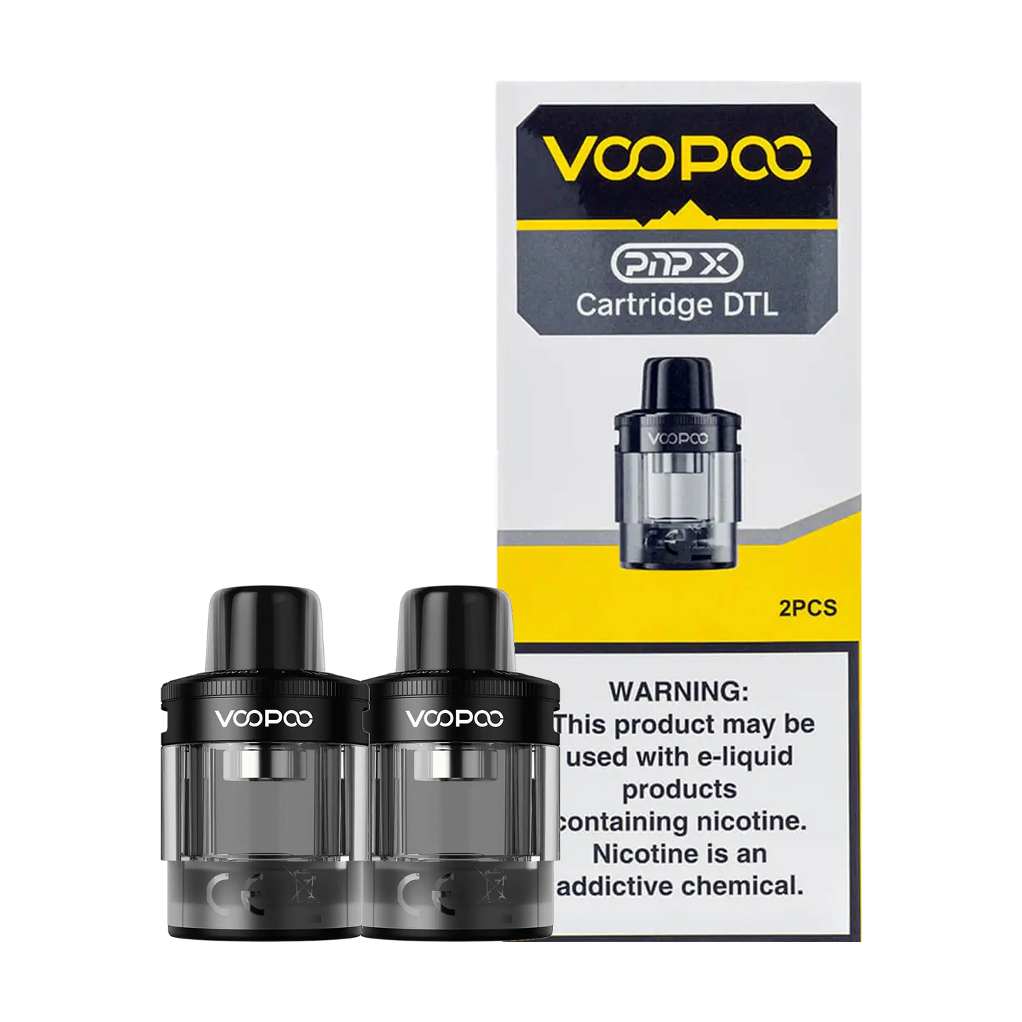 Voopoo PnP X Replacement Cartridges - Black DTL