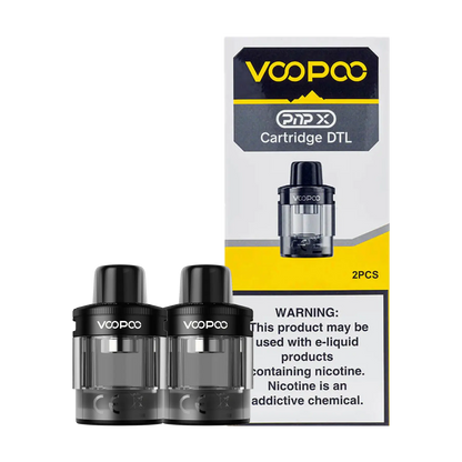 Voopoo PnP X Replacement Cartridges - Black DTL