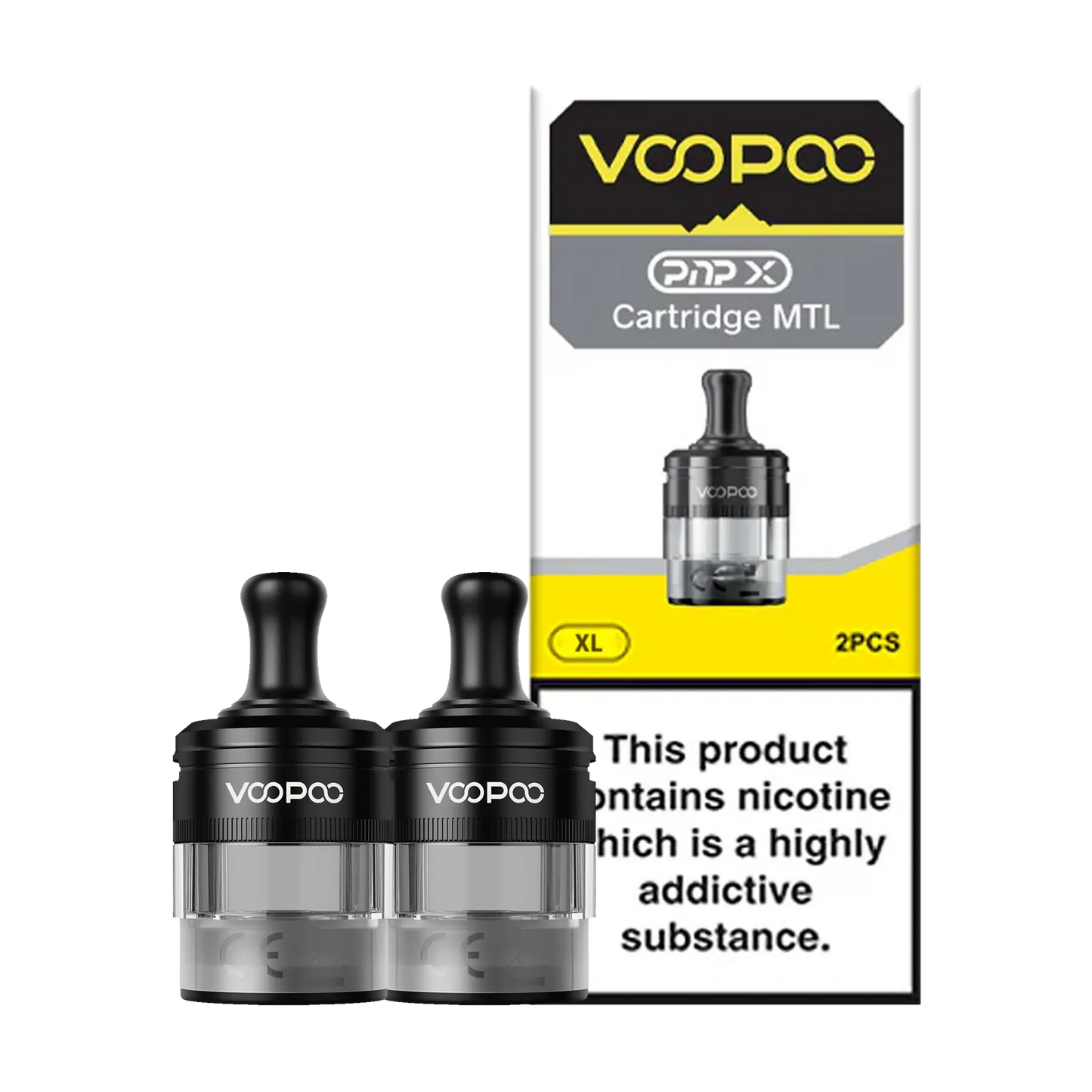 Voopoo PnP X Replacement Cartridges - Black MTL