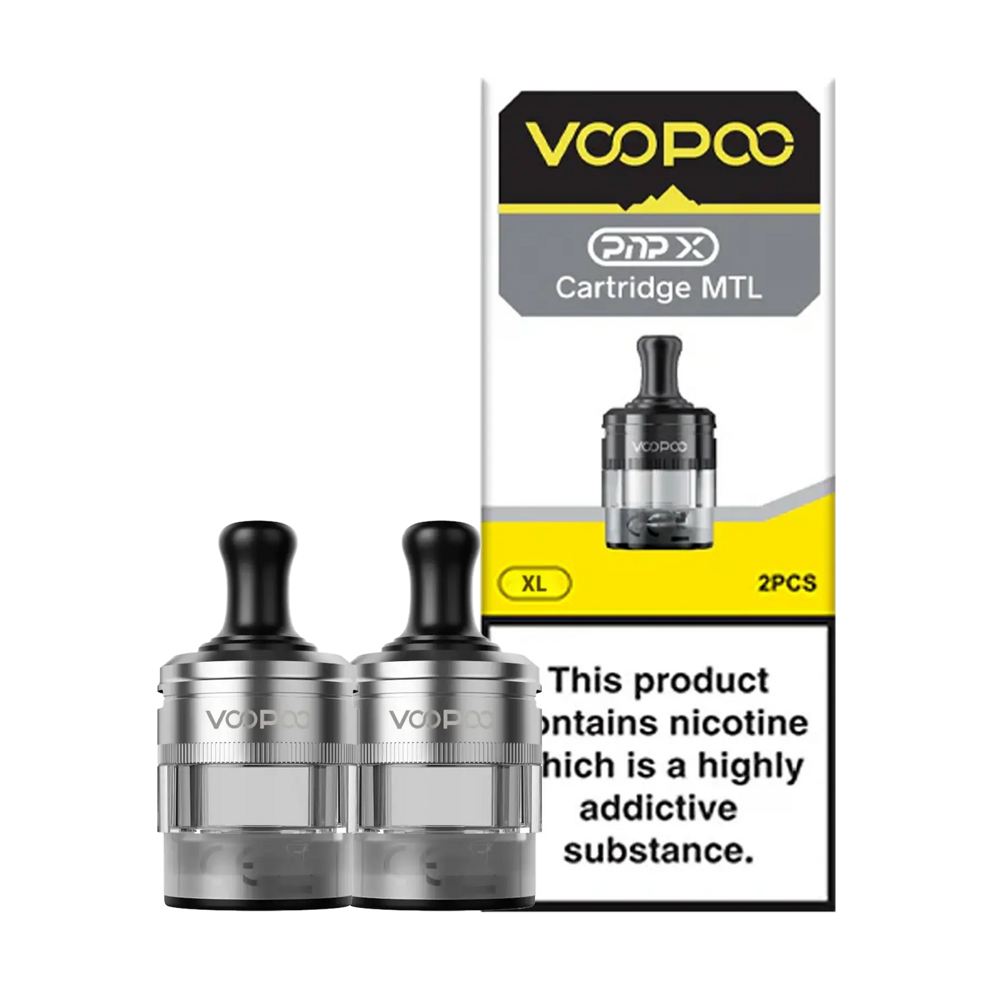 Voopoo PnP X Replacement Cartridges - Silver MTL